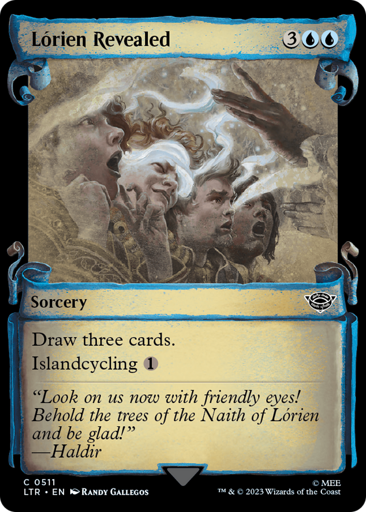 Lorien Revealed (Showcase Scrolls) (LTR-511) - The Lord of the Rings: Tales of Middle-earth: (Showcase) Foil