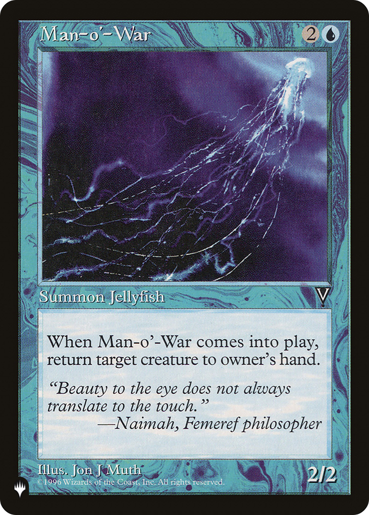 Man-o'-War (VIS) (LIST-VIS-37) - The List