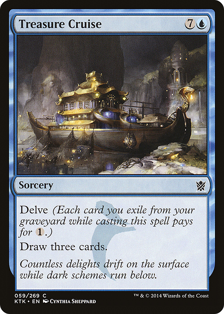 Treasure Cruise (KTK-059) - Khans of Tarkir