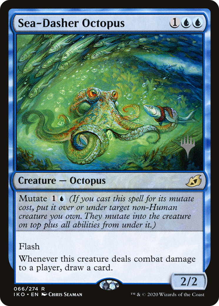Sea-Dasher Octopus (PPIKO-066) - Ikoria: Lair of Behemoths Promos Foil