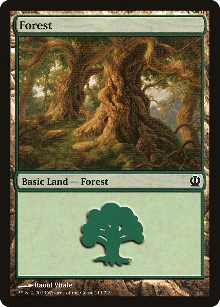 Forest (249) (THS-249) - Theros Foil