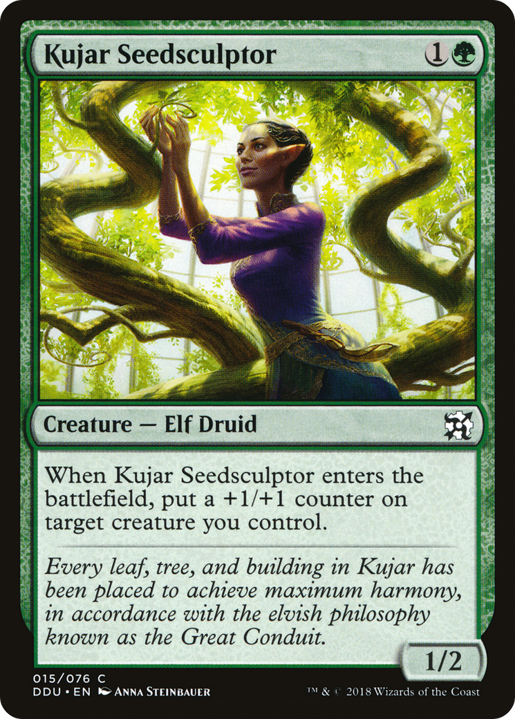 Kujar Seedsculptor (DDU-015) - Duel Decks: Elves vs. Inventors