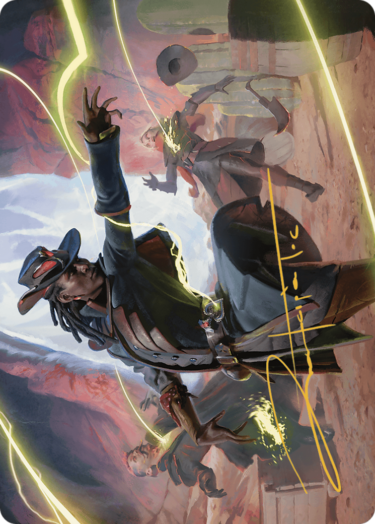 Lilah, Undefeated Slickshot // Lilah, Undefeated Slickshot (AOTJ-026) - Outlaws of Thunder Junction Art Series (Borderless)