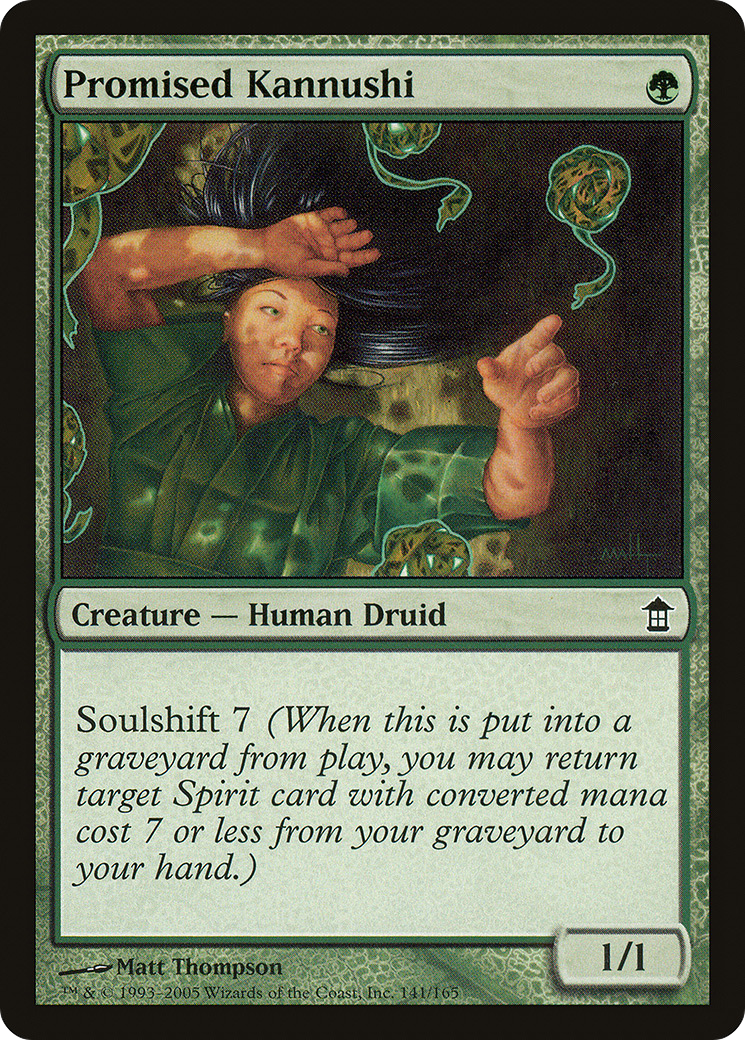 Promised Kannushi (SOK-141) - Saviors of Kamigawa Foil