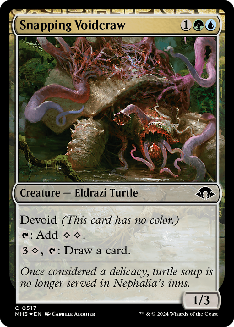 Snapping Voidcraw (Ripple Foil) (MH3-517) - Modern Horizons 3: (devoid) Foil