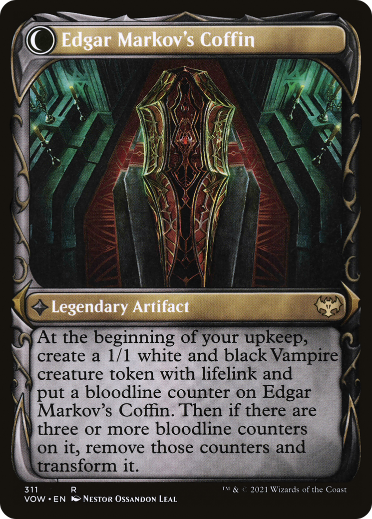 Edgar, Charmed Groom (Showcase) (VOW-311) - Innistrad: Crimson Vow: (Showcase, Double Faced Transform) Foil