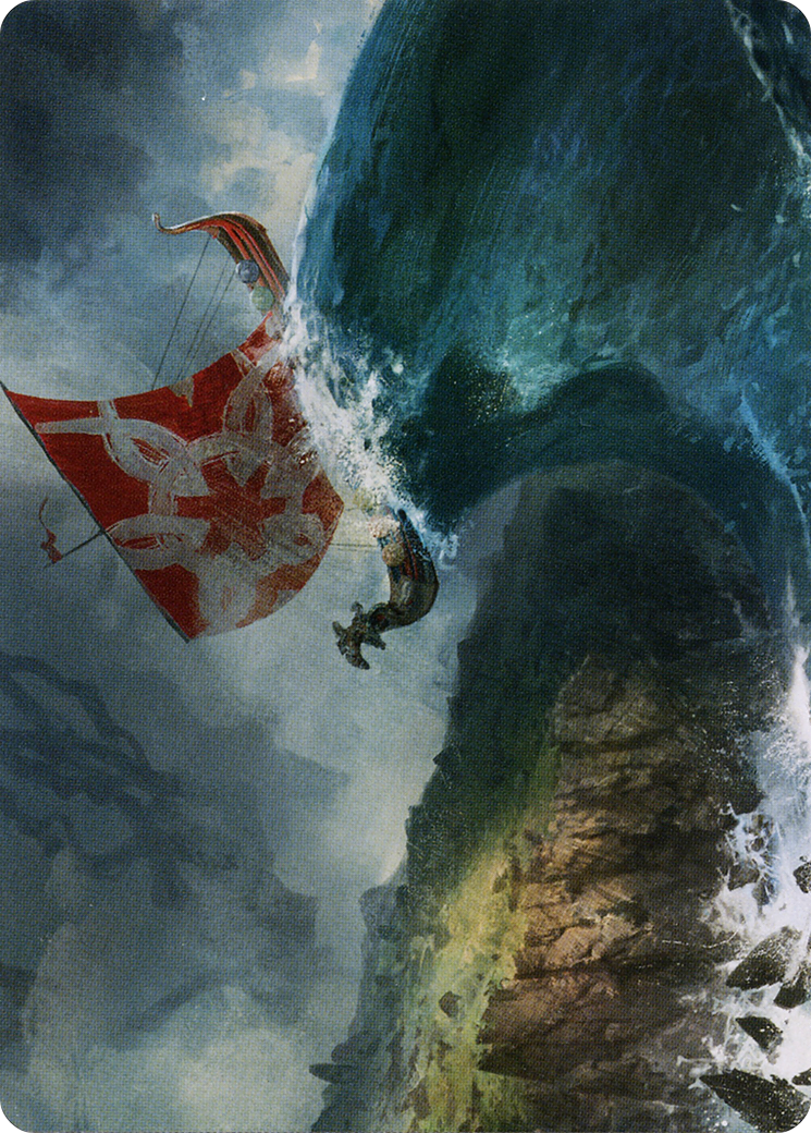 Run Ashore // Run Ashore (ASKHM-019) - Art Series: Kaldheim (Borderless)