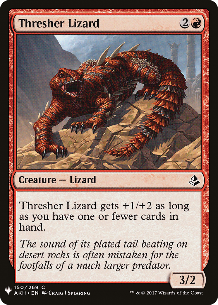 Thresher Lizard (LIST-AKH-150) - The List
