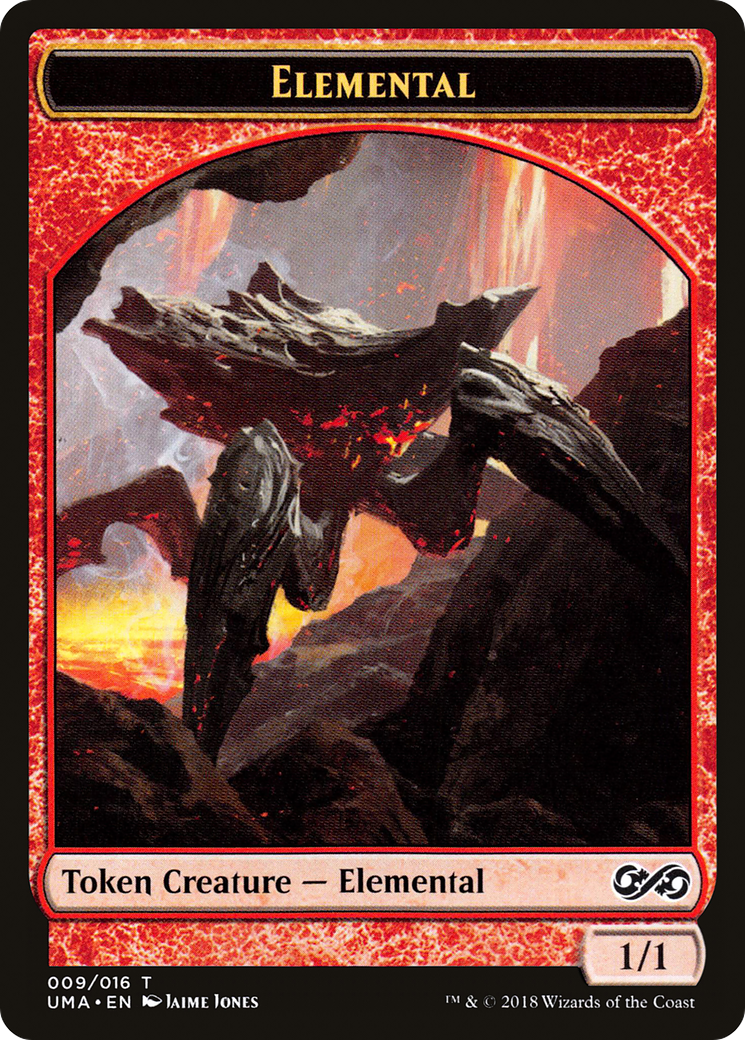 Elemental Token (009) (UMA-009) - Ultimate Masters Tokens