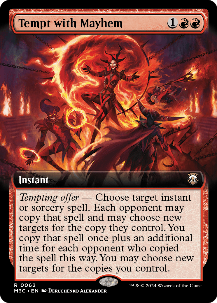 Tempt with Mayhem (Extended Art) (M3C-062) - Modern Horizons 3 Commander: (Extended Art)