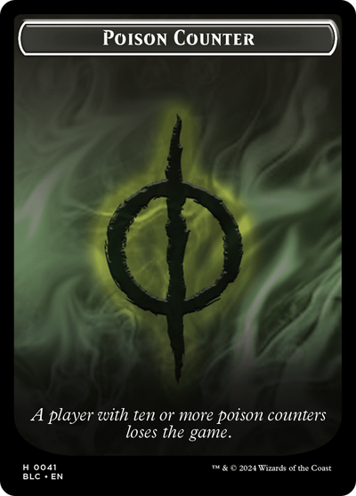 Poison Counter (TBLC-041) - Bloomburrow Commander Tokens Foil