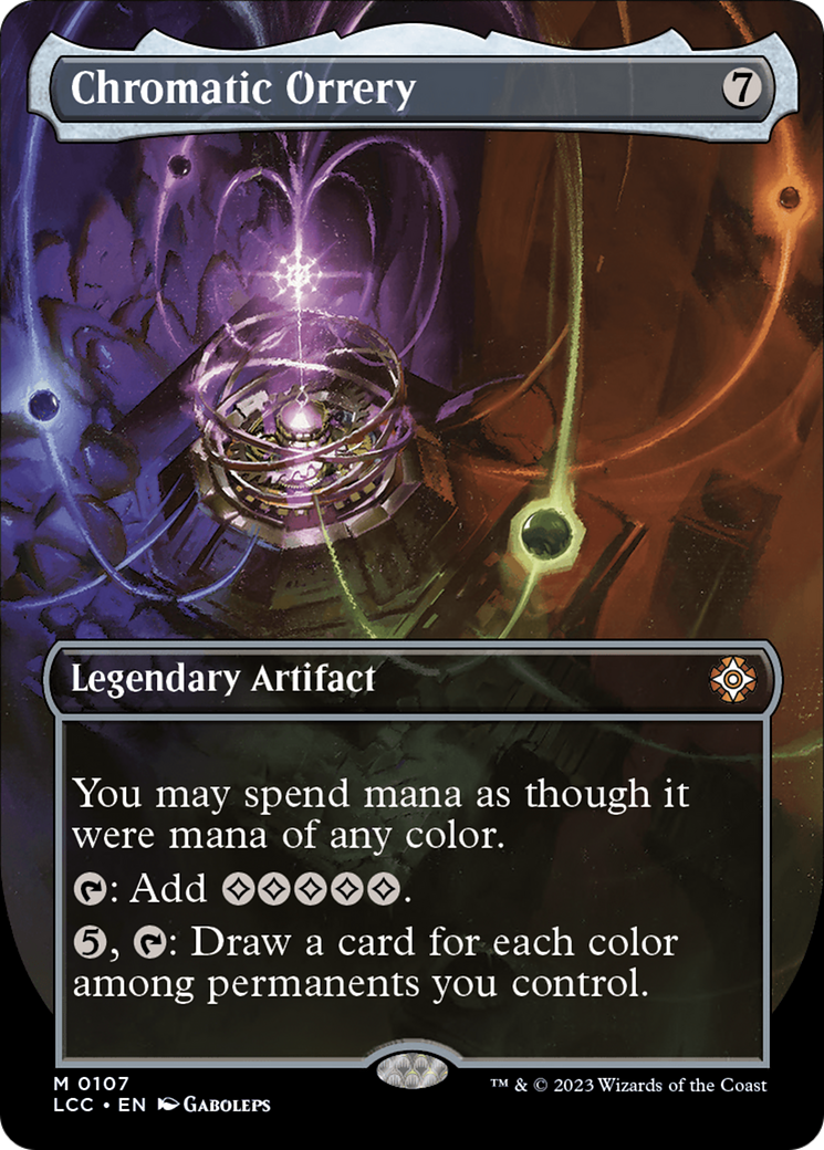 Chromatic Orrery (Borderless) (LCC-107) - The Lost Caverns of Ixalan Commander (Borderless)