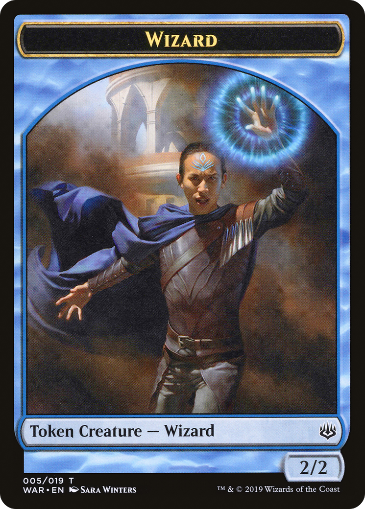 Wizard Token (WAR-005) - War of the Spark Tokens