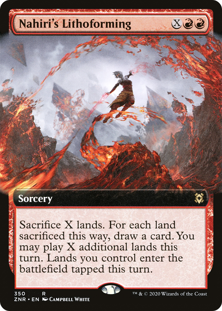 Nahiri's Lithoforming (Extended Art) (ZNR-350) - Zendikar Rising: (Extended Art)