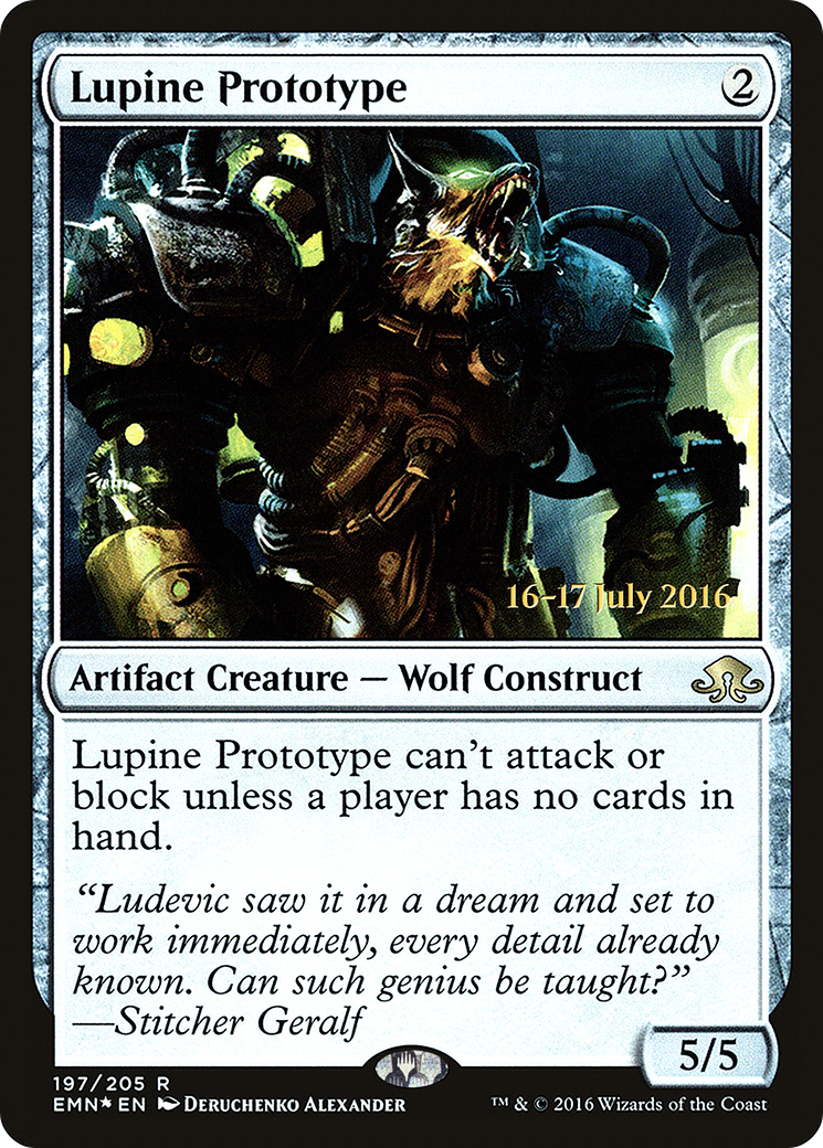 Lupine Prototype (PRE-197) - Eldritch Moon Promos Foil