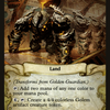 Golden Guardian (PRE-179) - Rivals of Ixalan Promos: (compasslanddfc) Foil