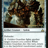 Golden Guardian (PRE-179) - Rivals of Ixalan Promos: (compasslanddfc) Foil