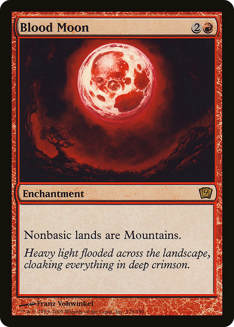 Blood Moon (9ED-176) - 9th Edition Foil