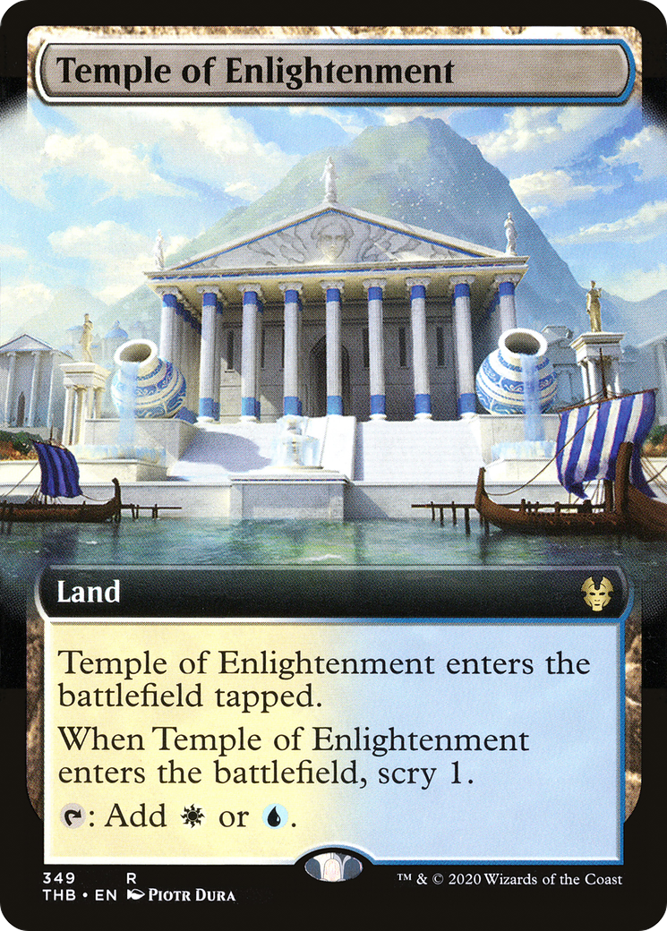 Temple of Enlightenment (Extended Art) (THB-349) - Theros Beyond Death: (Extended Art)
