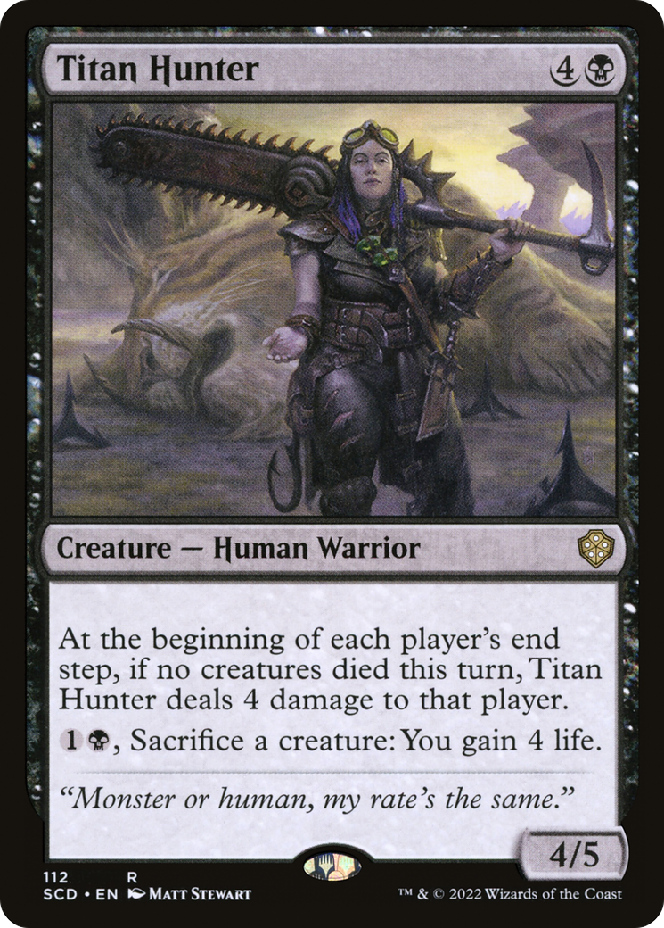 Titan Hunter (SCD-112) - Starter Commander Decks