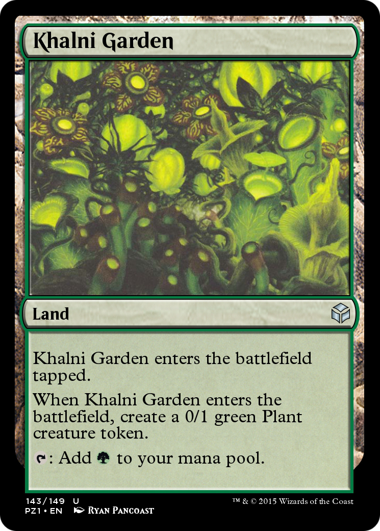Khalni Garden (PZ1-143) - Legendary Cube Prize Pack Foil