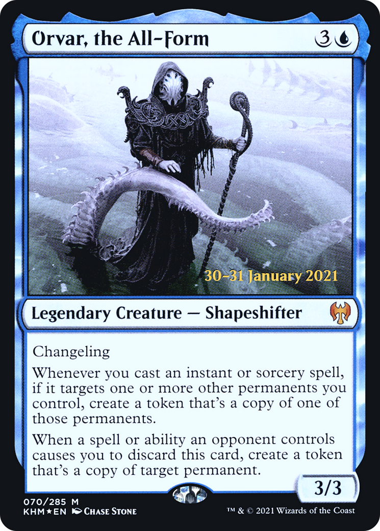 Orvar, the All-Form (PRE-070) - Kaldheim Promos Foil