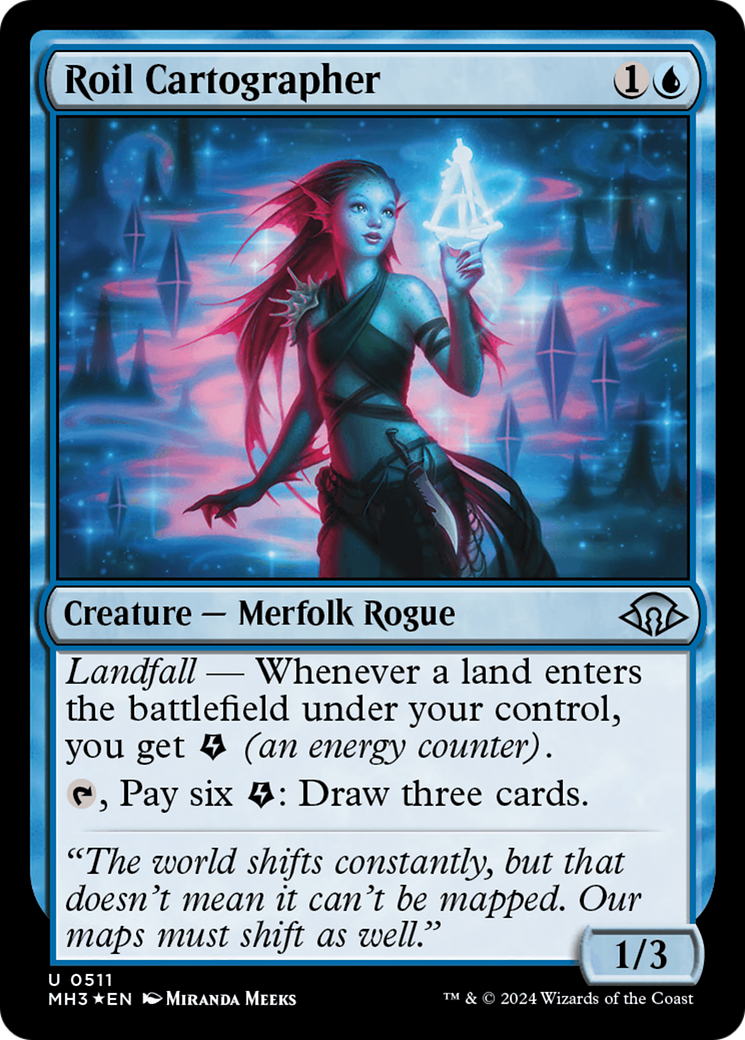 Roil Cartographer (Ripple Foil) (MH3-511) - Modern Horizons 3 Foil