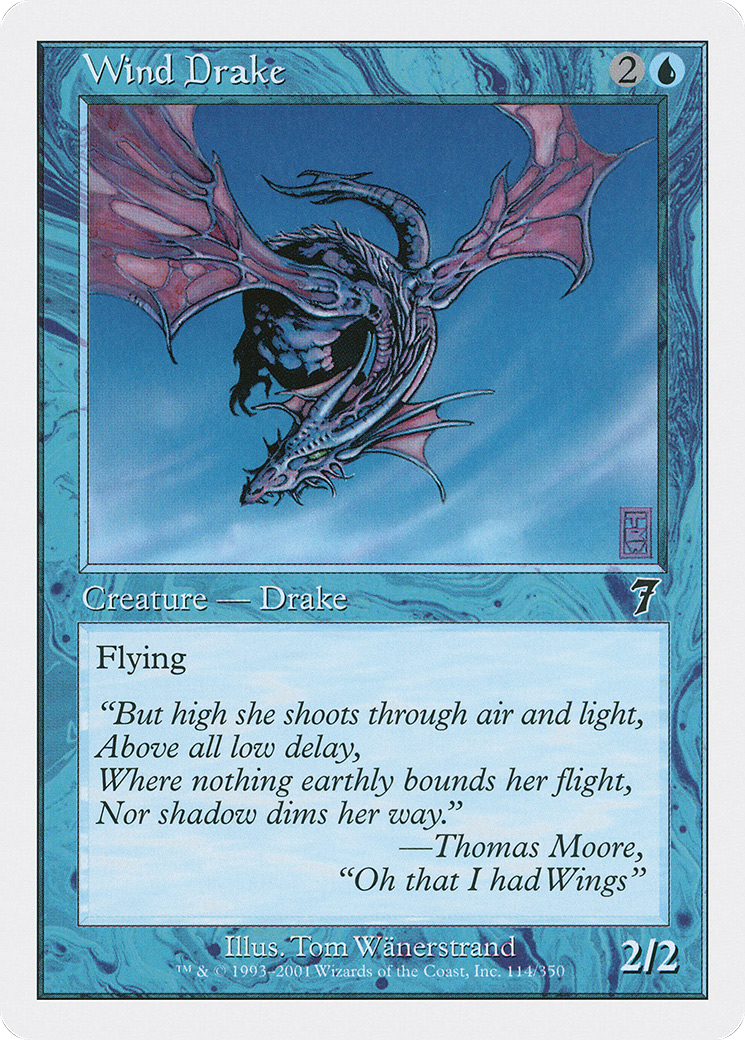 Wind Drake (7ED-114) - 7th Edition