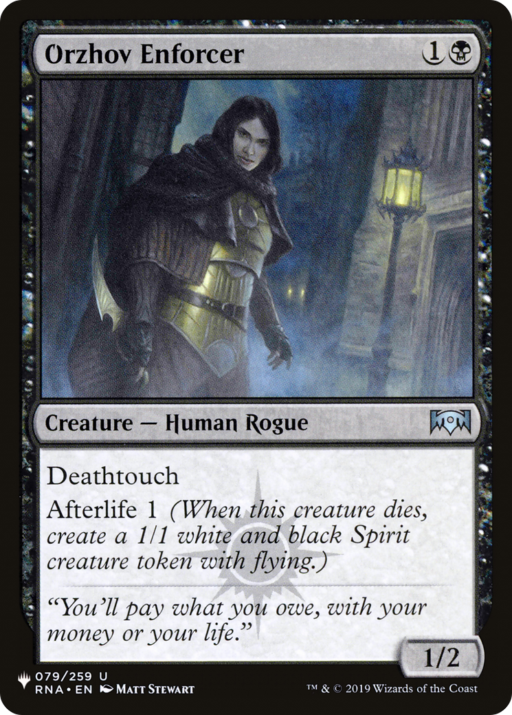 Orzhov Enforcer (LIST-079/259) - The List