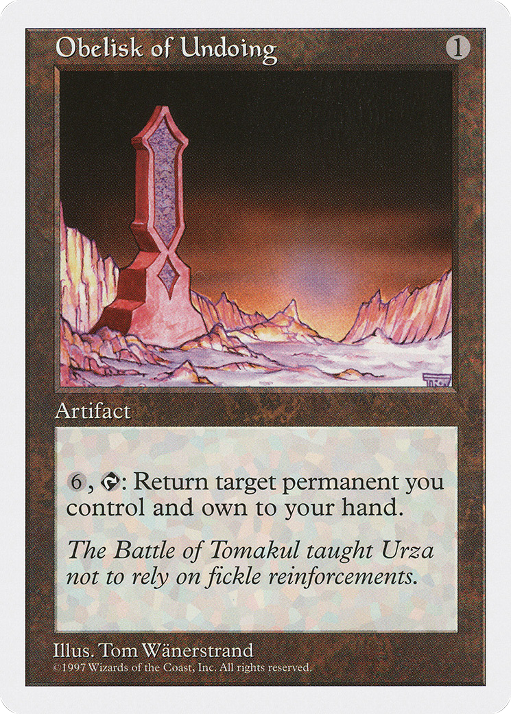 Obelisk of Undoing (5ED-) - Fifth Edition