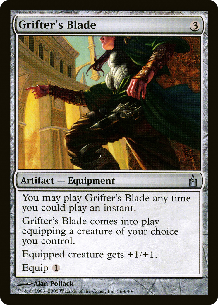 Grifter's Blade (RAV-263) - Ravnica: City of Guilds Foil
