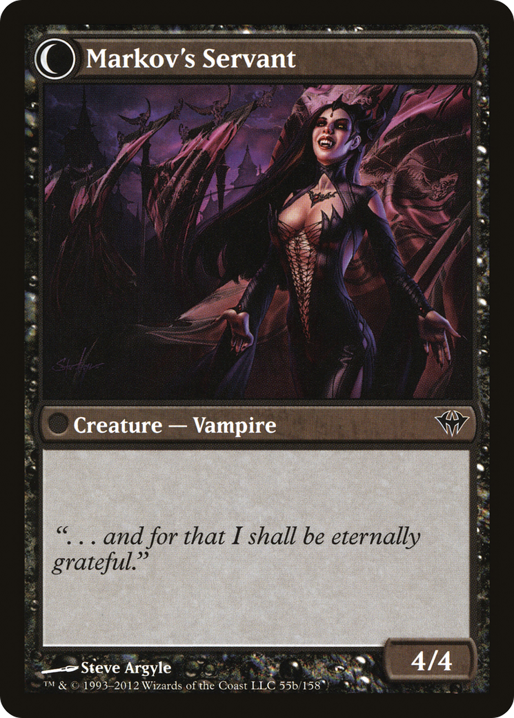Chosen of Markov (DKA-055) - Dark Ascension: (Double Faced Transform) Foil