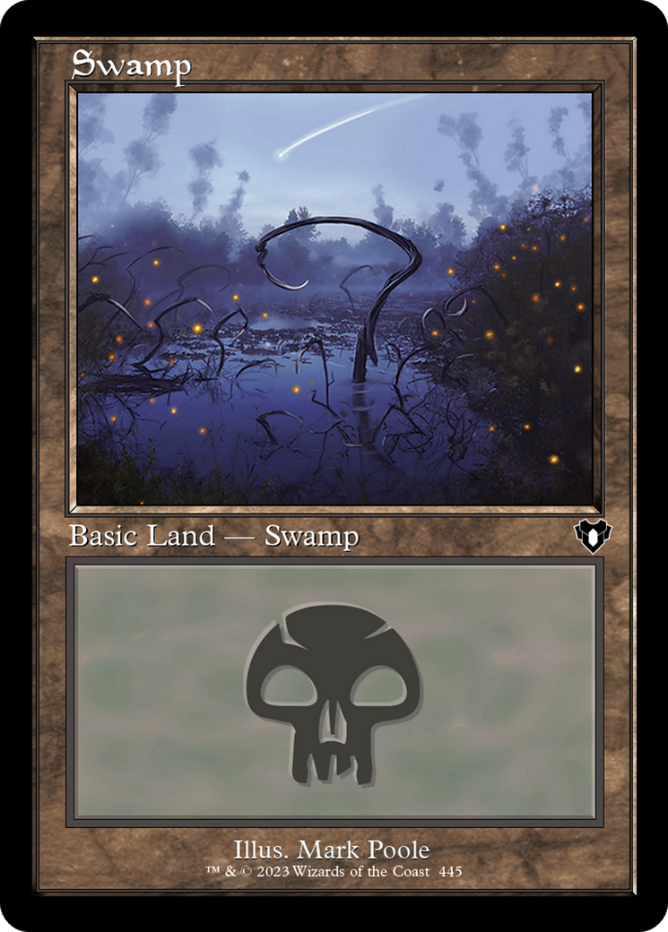Swamp (445) (Retro Frame) (CMM-445) - Commander Masters