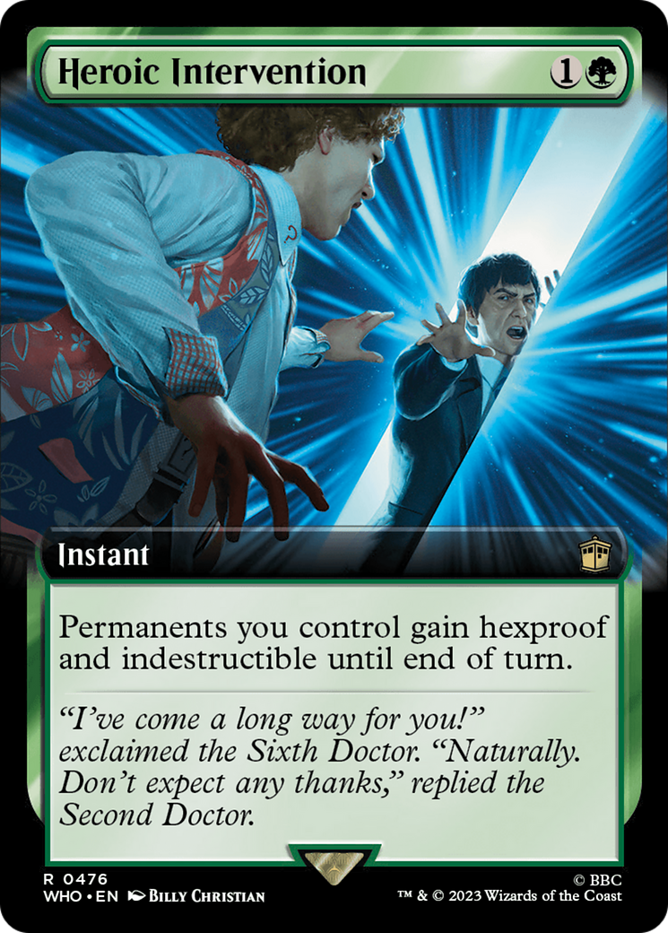 Heroic Intervention (Extended Art) (WHO-476) - Doctor Who: (Extended Art)