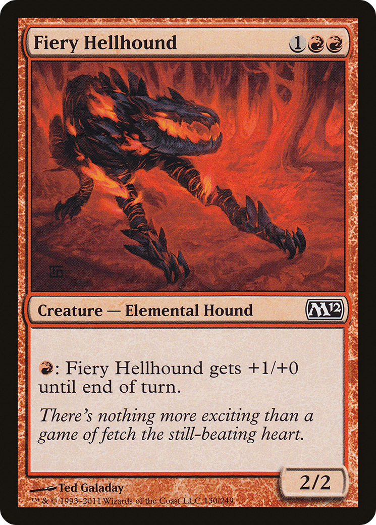 Fiery Hellhound (M12-130) - Magic 2012