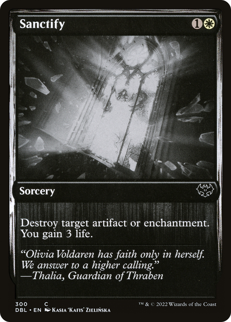 Sanctify (DBL-300) - Innistrad: Double Feature Foil