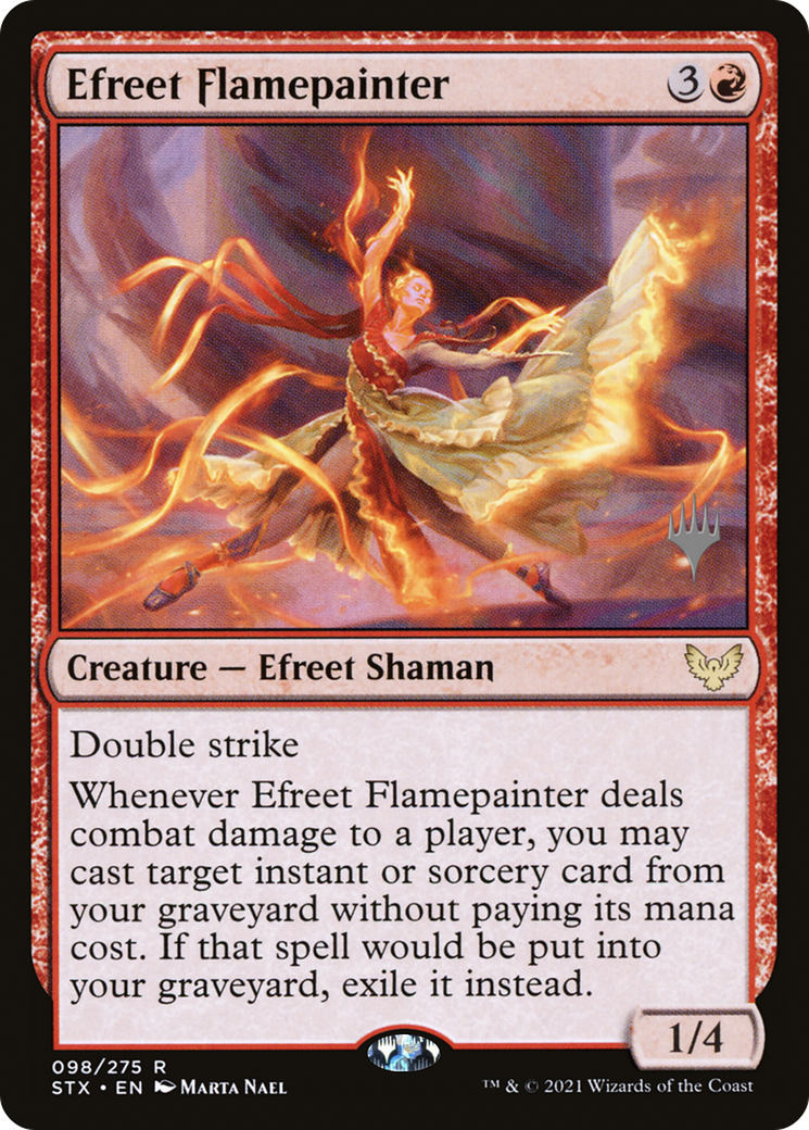 Efreet Flamepainter (PPSTX-098) - Strixhaven: School of Mages Promos