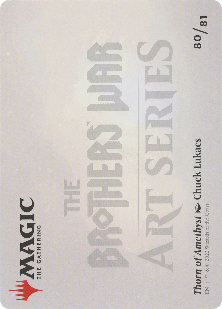 Thorn of Amethyst // Thorn of Amethyst (ABRO-080) - The Brothers' War Art Series (Borderless) Foil