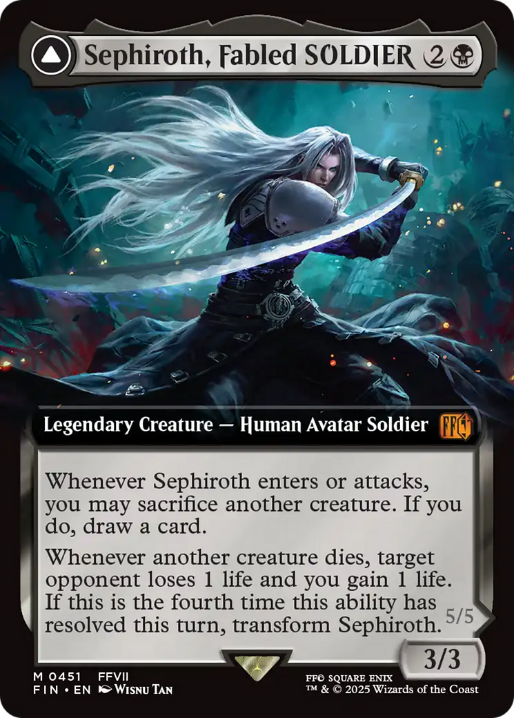Sephiroth, Fabled SOLDIER (Extended Art) (FIN-451) - FINAL FANTASY: (Extended Art)