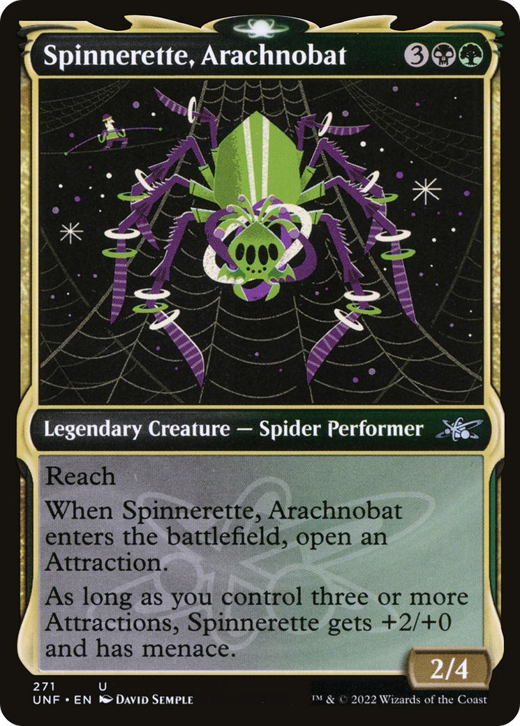 Spinnerette, Arachnobat (Showcase) (UNF-271) - Unfinity: (Showcase)