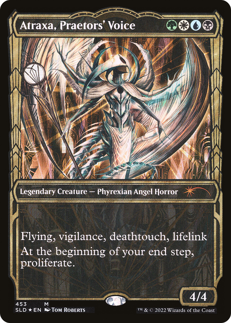 Atraxa, Praetors' Voice (Gilded Foil) (SLD-453) - Secret Lair Drop: (Showcase) Foil