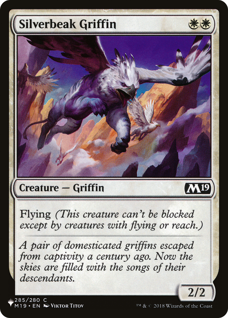 Silverbeak Griffin (LIST-285/280) - The List