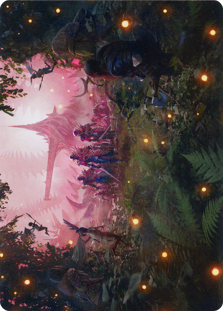 Invasion of Eldraine // Invasion of Eldraine (AMOM-024) - March of the Machine Art Series (Borderless) Foil