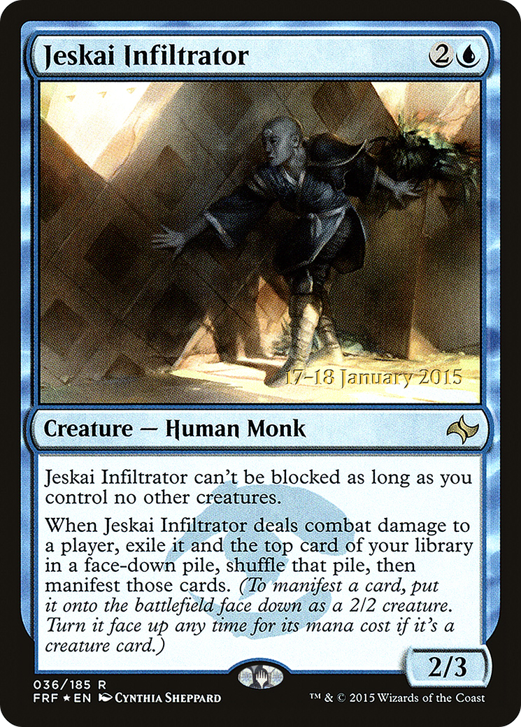 Jeskai Infiltrator (PRE-036) - Fate Reforged Promos Foil