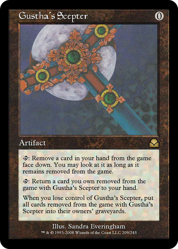 Gustha's Scepter (ME2-209) - Masters Edition II Foil