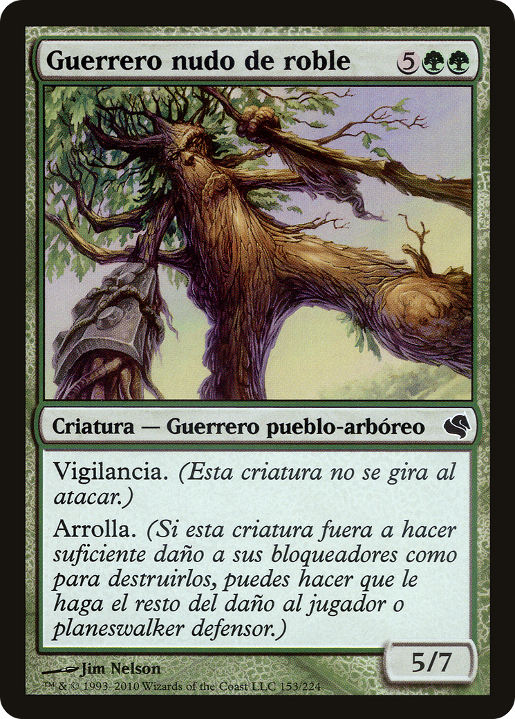 Oakgnarl Warrior (Spanish) - "Guerrero nudo de roble" (PS11-153) - Salvat 2011