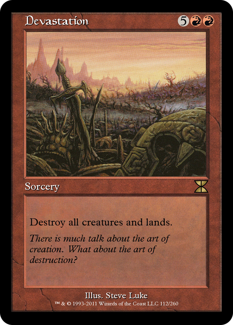 Devastation (ME4-112) - Masters Edition IV Foil
