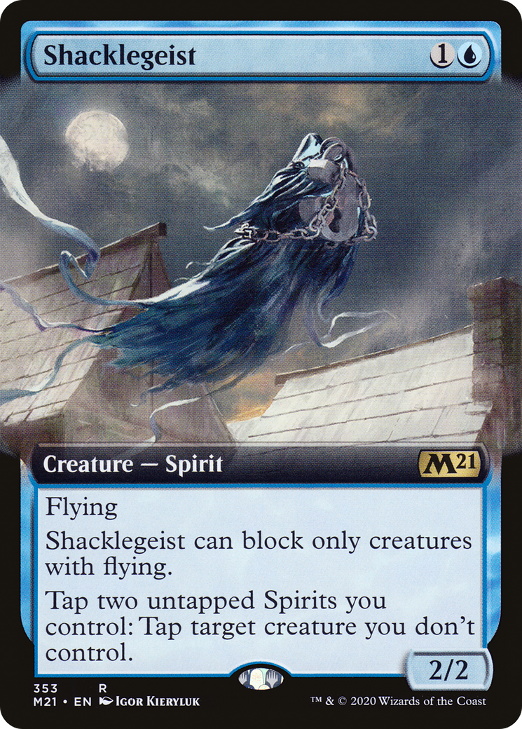 Shacklegeist (Extended Art) (M21-353) - Core Set 2021: (Extended Art) Foil