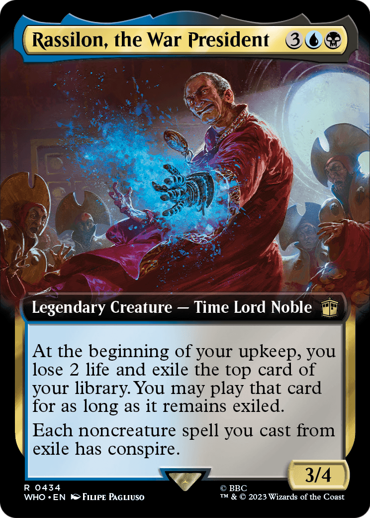 Rassilon, the War President (Extended Art) (WHO-434) - Doctor Who: (Extended Art)