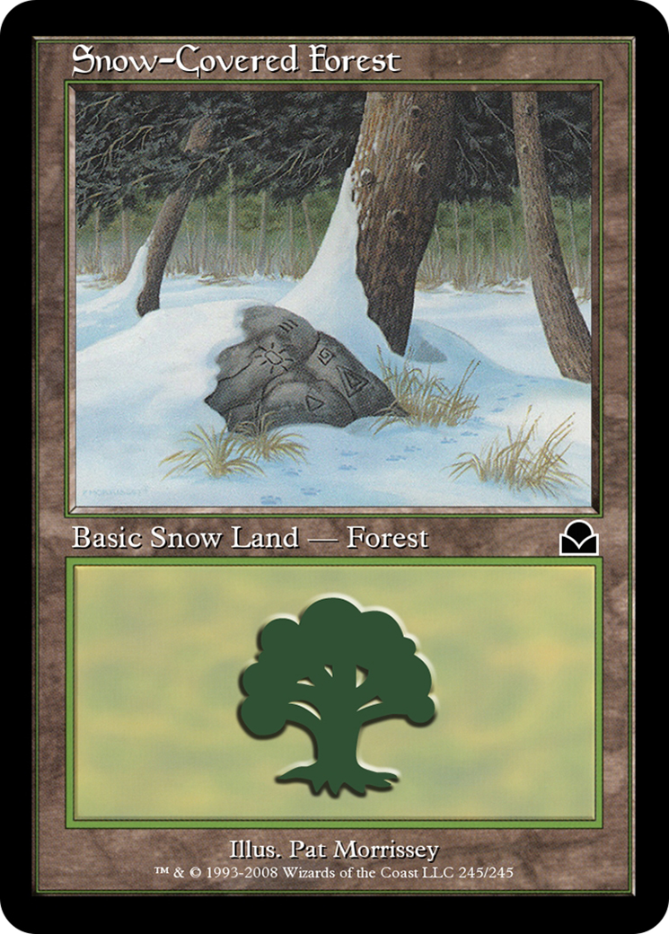 Snow-Covered Forest (ME2-245) - Masters Edition II Foil